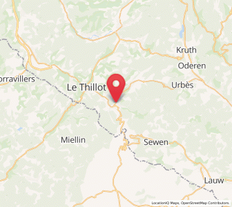Map of Saint-Maurice-sur-Moselle, Grand Est