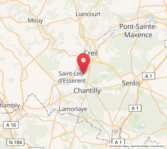 Map of Saint-Maximin, Hauts-de-France