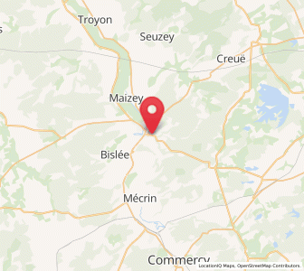 Map of Saint-Mihiel, Grand Est