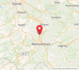 Map of Saint-Nabord, Grand Est