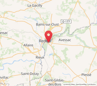 Map of Saint-Nicolas-de-Redon, Pays de la Loire