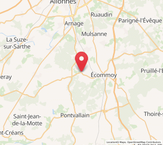 Map of Saint-Ouen-en-Belin, Pays de la Loire