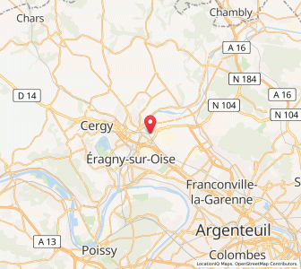 Map of Saint-Ouen-l'Aumône, Île-de-France