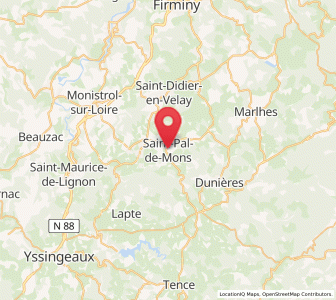 Map of Saint-Pal-de-Mons, Auvergne-Rhône-Alpes
