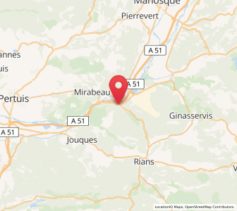Map of Saint-Paul-lès-Durance, Provence-Alpes-Côte d'Azur