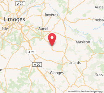 Map of Saint-Paul-d'Eyjeaux, Nouvelle-Aquitaine