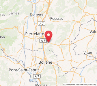 Map of Saint-Paul-Trois-Châteaux, Auvergne-Rhône-Alpes