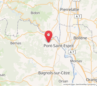 Map of Saint-Paulet-de-Caisson, Occitanie