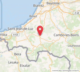 Map of Saint-Pée-sur-Nivelle, Nouvelle-Aquitaine