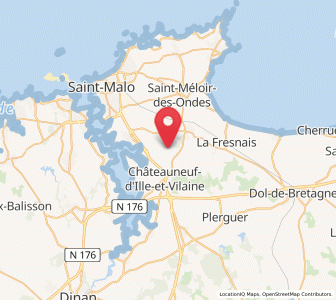 Map of Saint-Père, Brittany