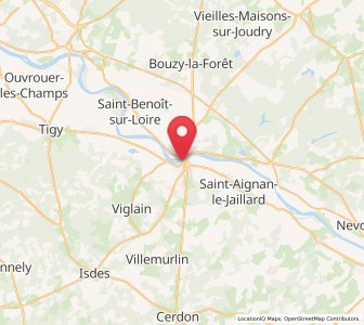Map of Saint-Père-sur-Loire, Centre