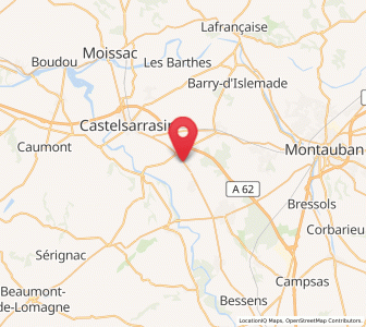 Map of Saint-Porquier, Occitanie