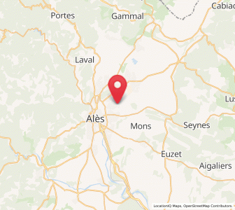Map of Saint-Privat-des-Vieux, Occitanie
