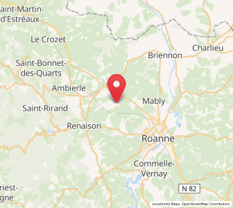 Map of Saint-Romain-la-Motte, Auvergne-Rhône-Alpes