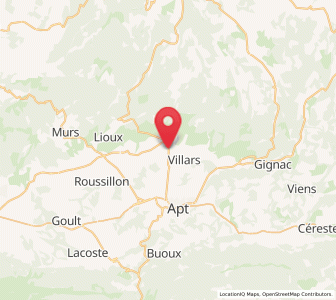 Map of Saint-Saturnin-lès-Apt, Provence-Alpes-Côte d'Azur