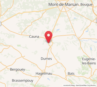 Map of Saint-Sever, Nouvelle-Aquitaine