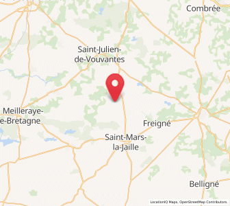 Map of Saint-Sulpice-des-Landes, Pays de la Loire