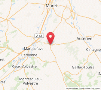 Map of Saint-Sulpice-sur-Lèze, Occitanie