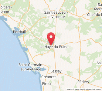Map of Saint-Symphorien-le-Valois, Normandy