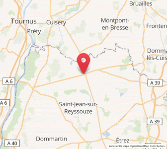 Map of Saint-Trivier-de-Courtes, Auvergne-Rhône-Alpes