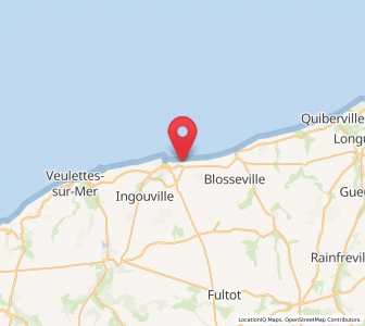 Map of Saint-Vallery-en-Caux, Normandy