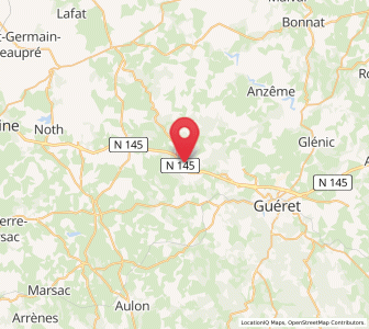 Map of Saint-Vaury, Nouvelle-Aquitaine