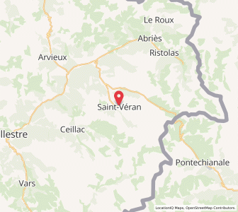 Carte : Saint-Véran, Provence-Alpes-Côte d’Azur
