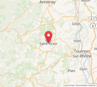 Map of Saint-Victor, Auvergne-Rhône-Alpes