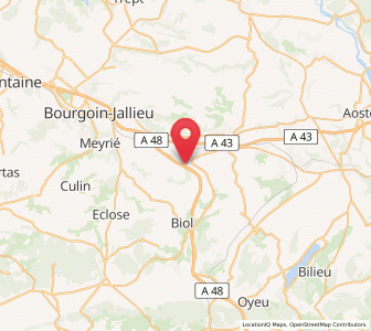Map of Saint-Victor-de-Cessieu, Auvergne-Rhône-Alpes