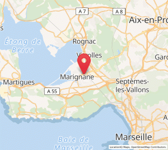 Map of Saint-Victoret, Provence-Alpes-Côte d'Azur