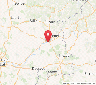 Map of Saint-Vite, Nouvelle-Aquitaine