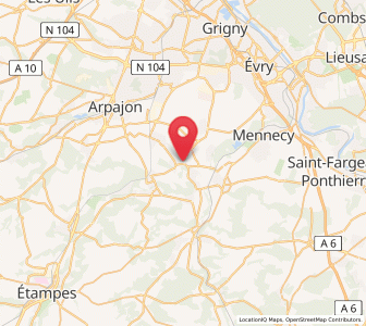 Map of Saint-Vrain, Île-de-France