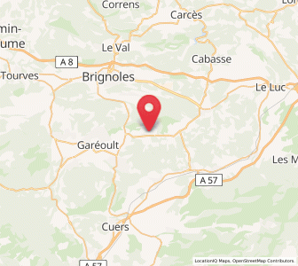 Map of Sainte-Anastasie-sur-Issole, Provence-Alpes-Côte d'Azur