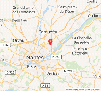 Map of Sainte-Luce-sur-Loire, Pays de la Loire