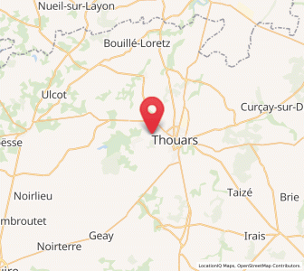 Map of Sainte-Radegonde-des-Pommiers, Nouvelle-Aquitaine