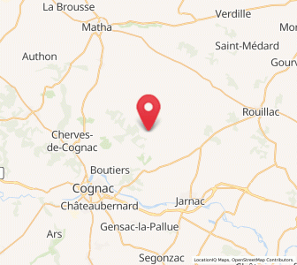 Map of Sainte-Sévère, Nouvelle-Aquitaine