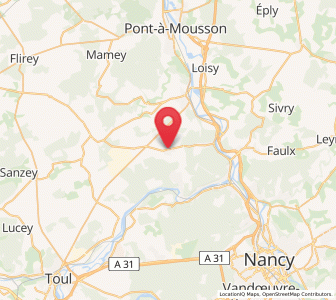 Map of Saizerais, Grand Est