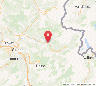 Map of Samoëns, Auvergne-Rhône-Alpes