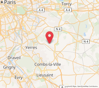Map of Santeny, Île-de-France