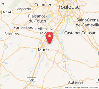 Map of Saubens, Occitanie