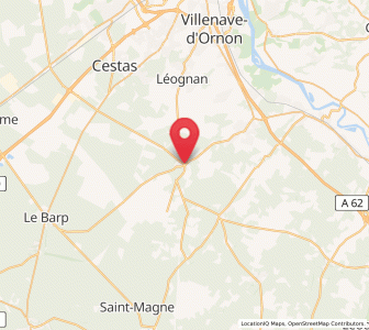 Map of Saucats, Nouvelle-Aquitaine