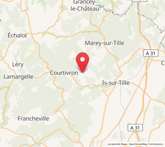 Map of Saulx-le-Duc, Bourgogne-Franche-Comté