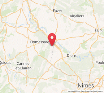 Map of Sauzet, Occitanie