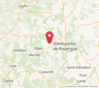 Map of Savignac, Occitanie