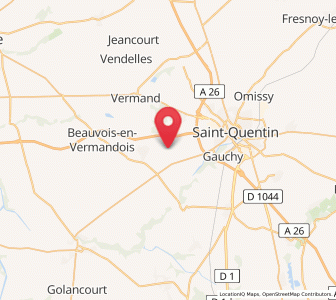 Map of Savy, Hauts-de-France