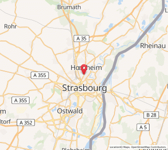 Map of Schiltigheim, Grand Est