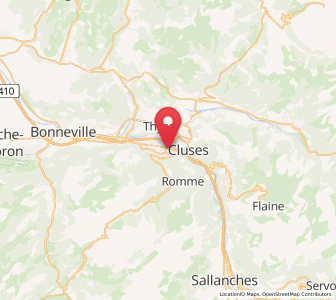 Map of Scionzier, Auvergne-Rhône-Alpes