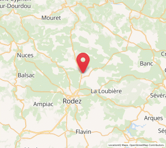 Map of Sébazac-Concourès, Occitanie
