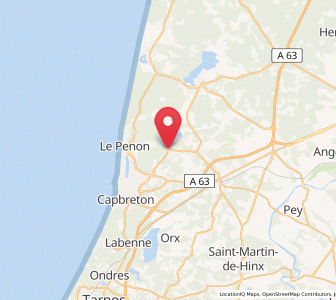 Map of Seignosse, Nouvelle-Aquitaine