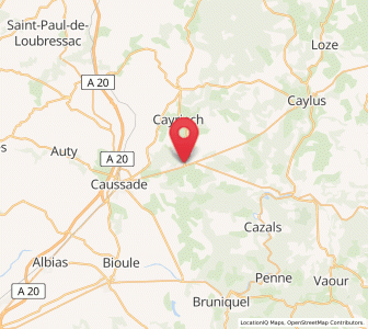 Map of Septfonds, Occitanie